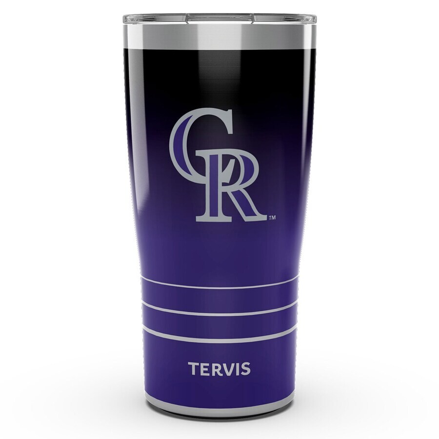Colorado Rockies MLB Tervis 20oz. Ombre Stainless Steel Tumbler NEW