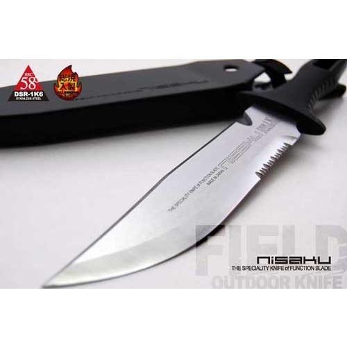 NISAKU FIELD Outdoor knife RIKUKATANA No.810 Blade Wide 170mm Made in Japan