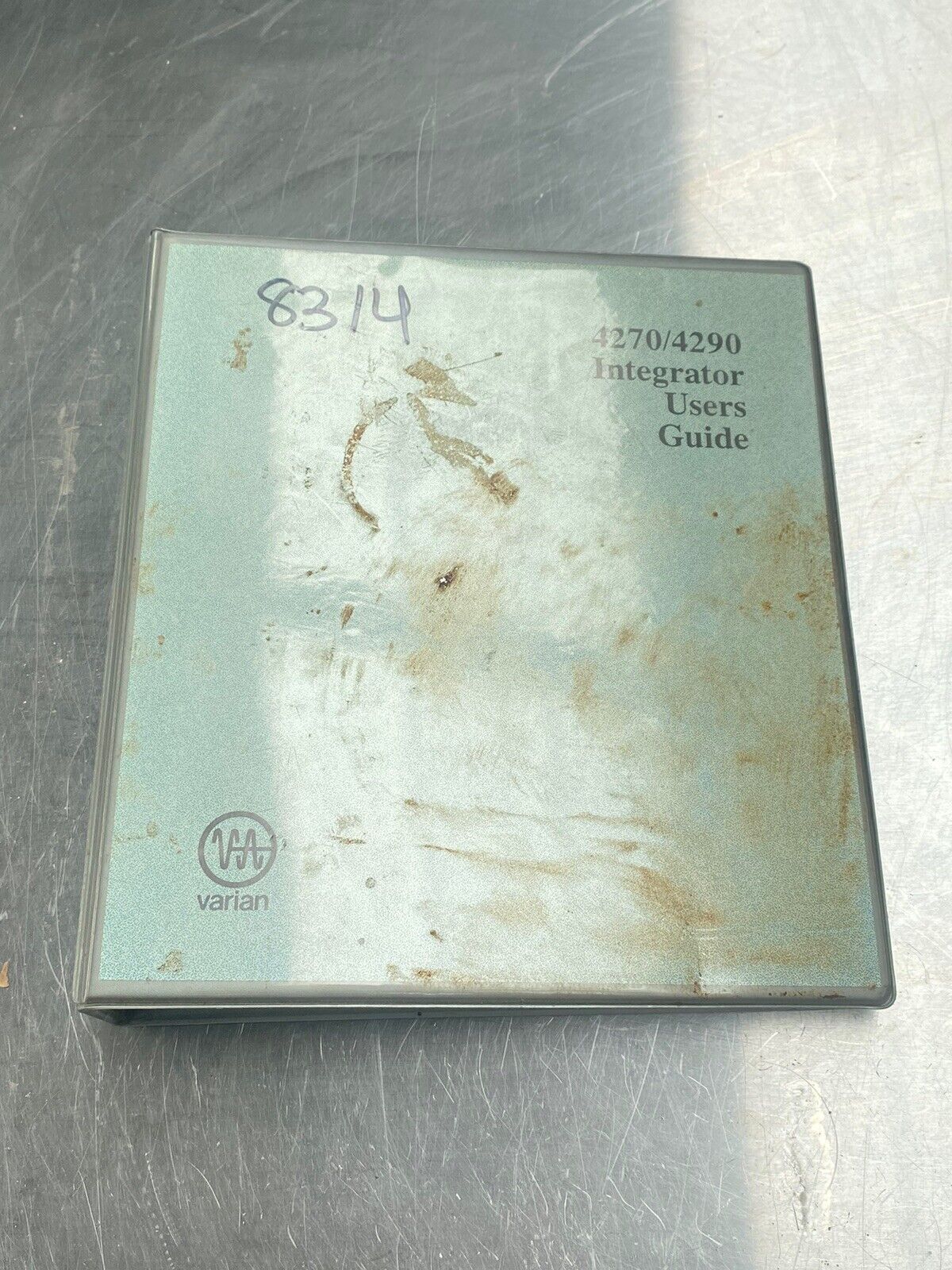 Varian 4270/4290 Integrator - Users Manual / Instructions Book