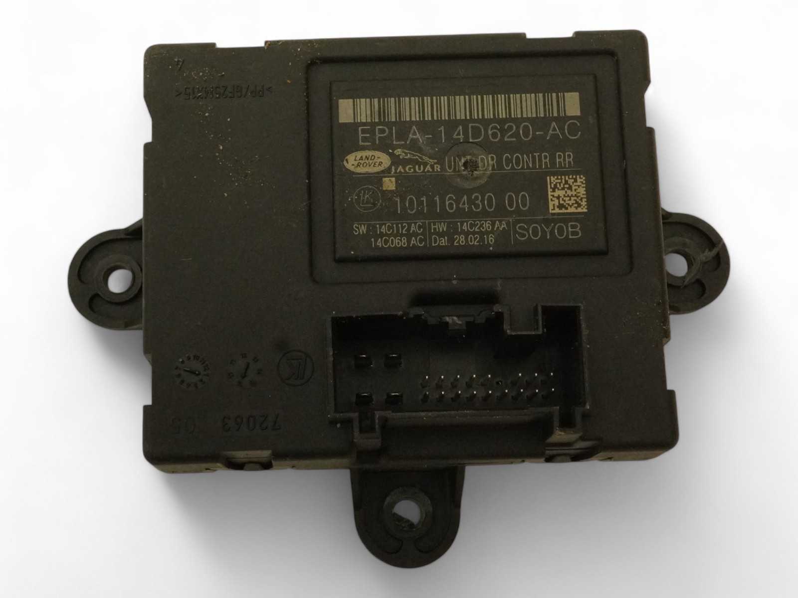 2016 - 2019 JAGUAR XJ X351 DOOR COMPUTER CONTROL MODULE REAR LH EPLA14D620AC