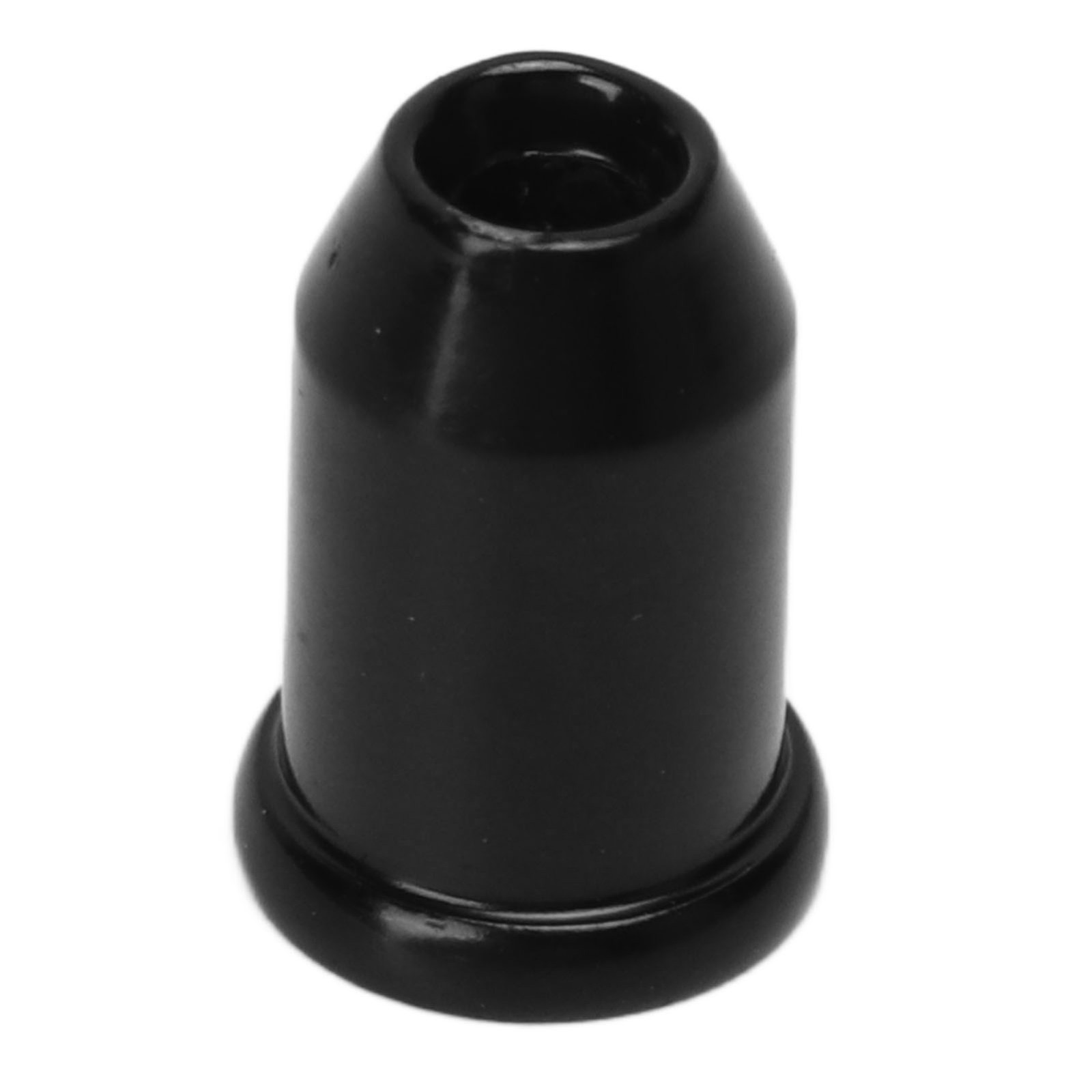 (Black)12x Guitar Ferrules String Cap Mounting Buckle Through Body Bushing ECA