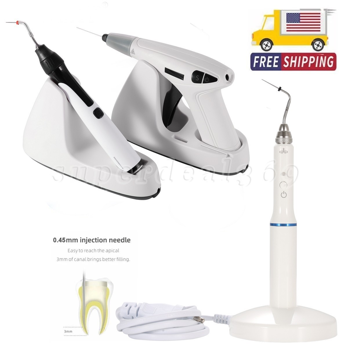 Dental Endodontic Obturation System Endo Heated Gun&Pen /Gutta Percha Heated Pen