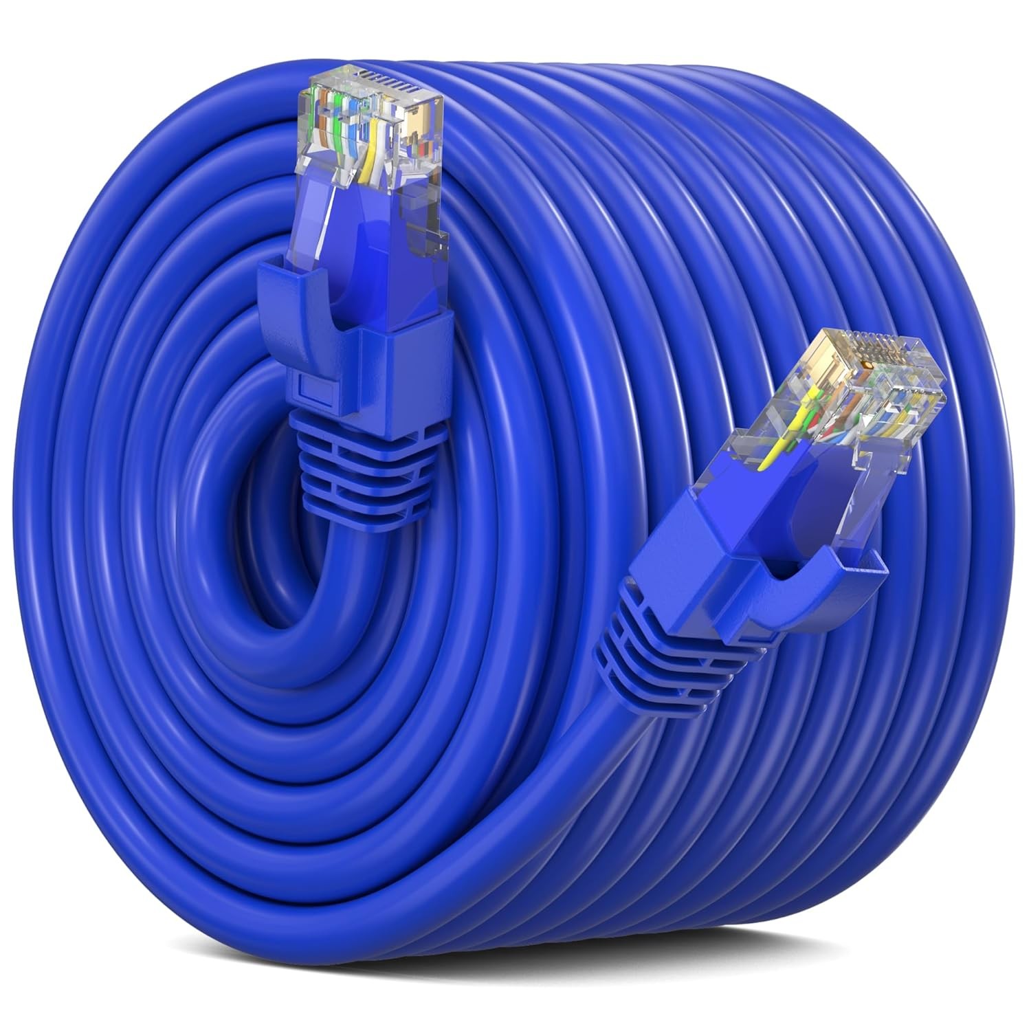 Outdoor Ethernet Cable 300ft - CAT6 LAN Network Cable, Waterproof & Weatherproof