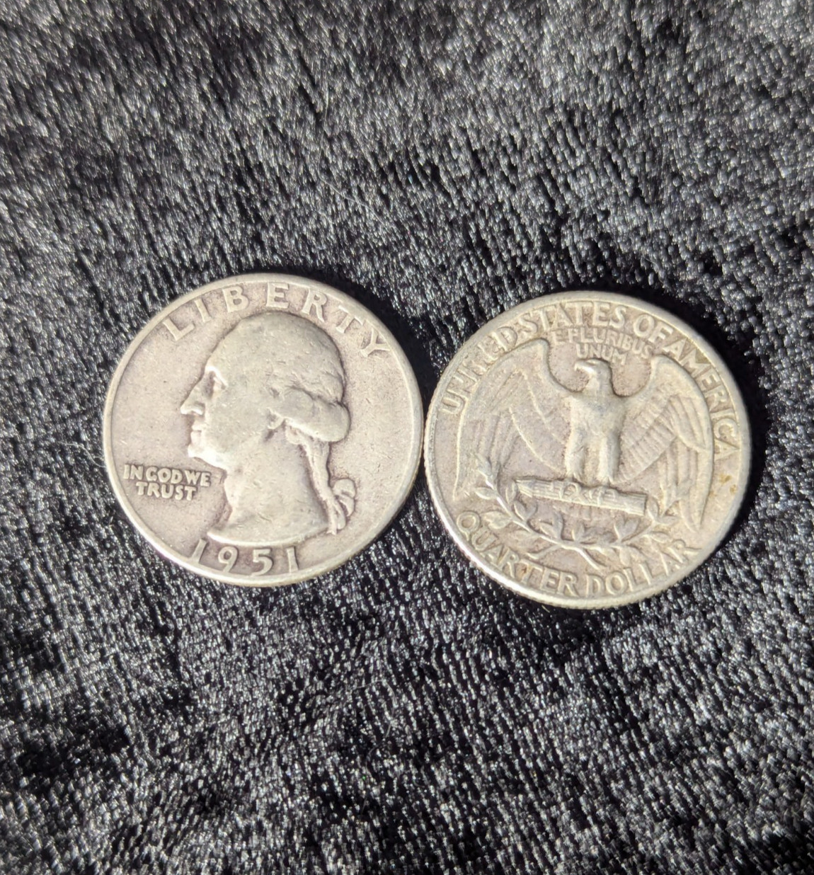 90% Silver Washington Quarter, Average Circulated Random Date.