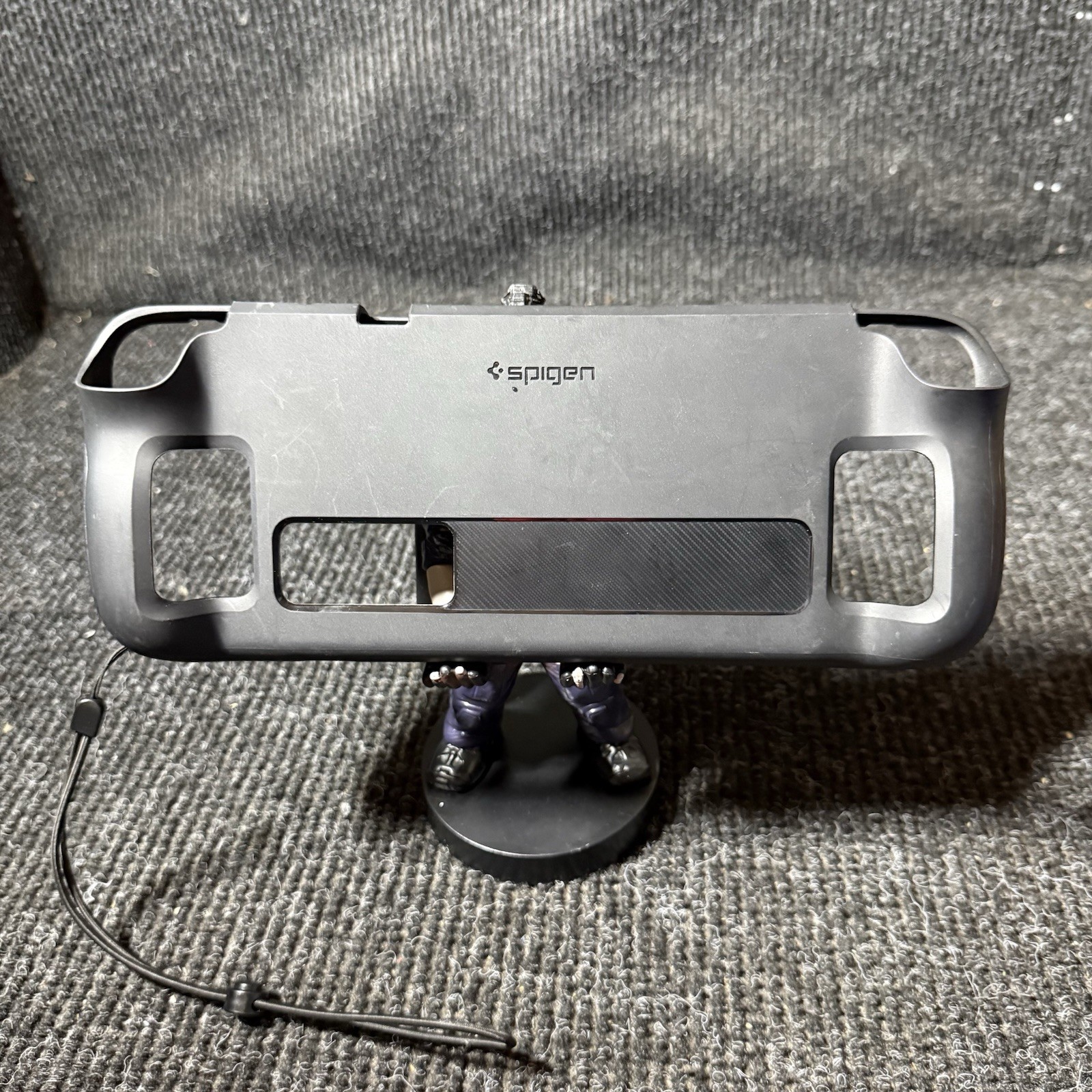 Spigen Rugged Armor TPU Shell for Valve Steam Deck, Black Anti-Scratch