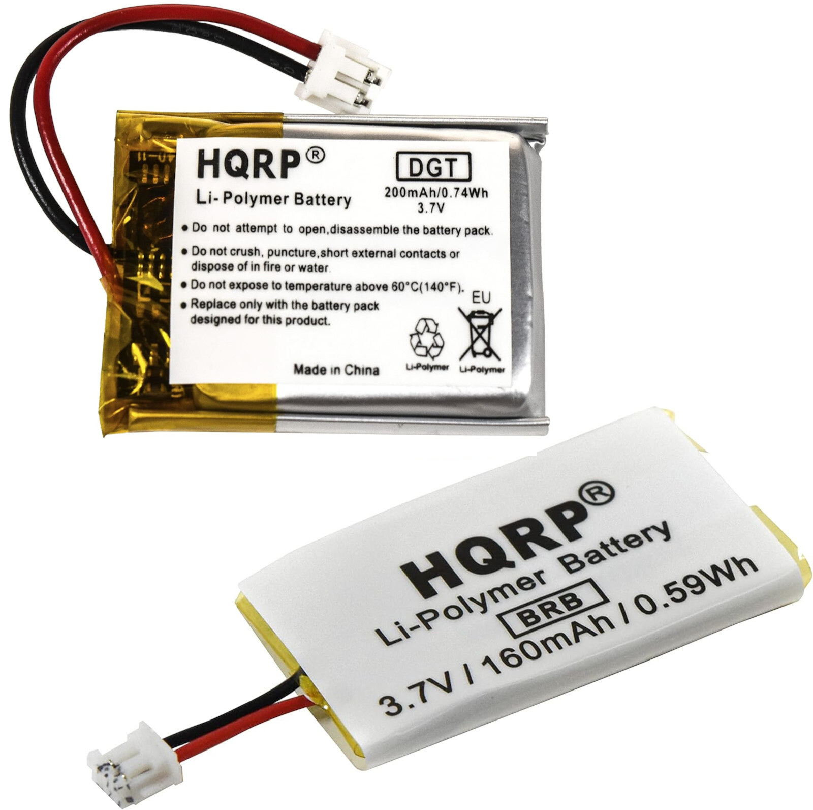 HQRP Battery Kit Compatible with Sportdog 425 425S SD-425 SD-425S SR-225 SR225S