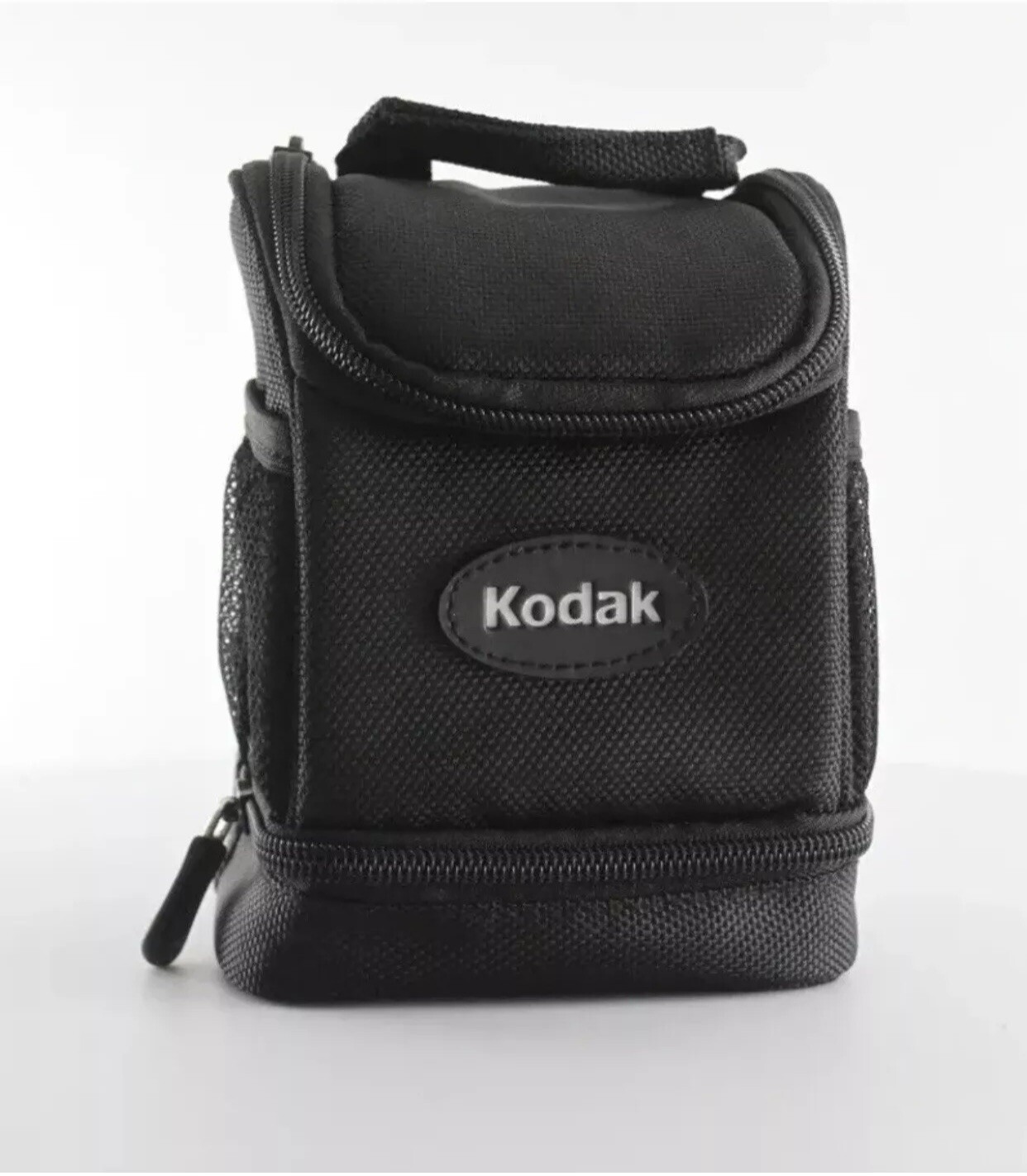 Nice Kodak Compact Digital Camera Black Case Bag Handle Zipper Mesh Pockets