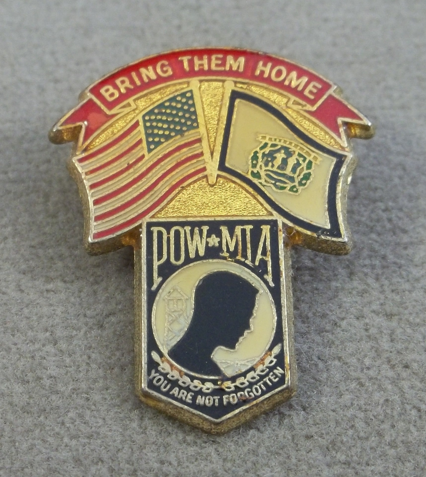 West Virginia POW - MIA Bring Them Home / You Are Not Forgotten Pin