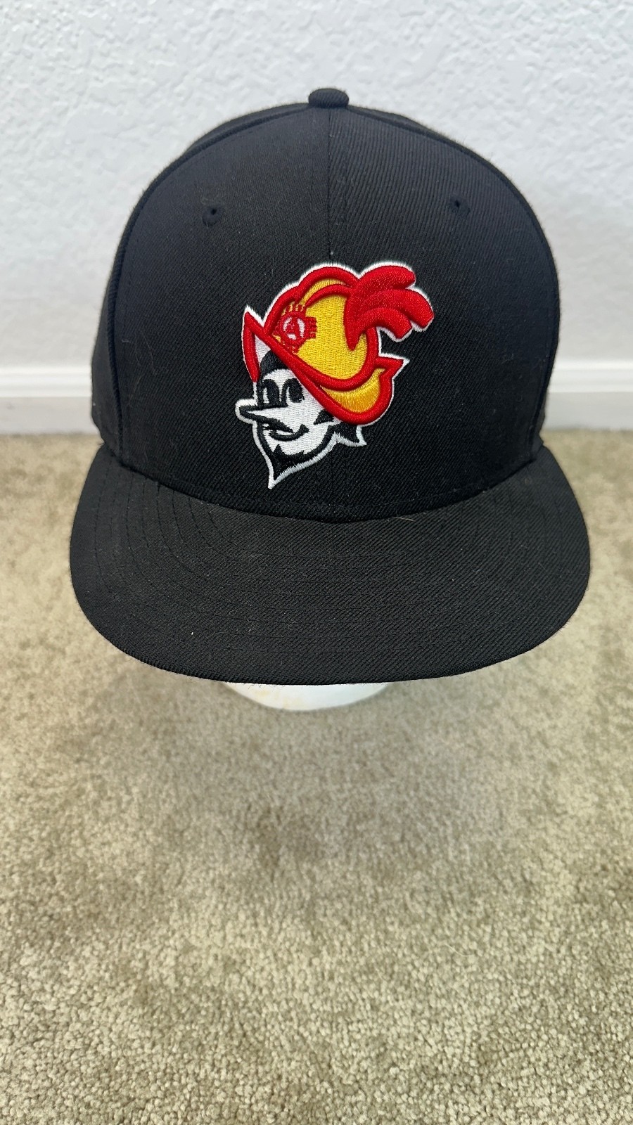 Albuquerque Dukes New Era 9FIFTY Black Wool Baseball Hat Cap Snapback