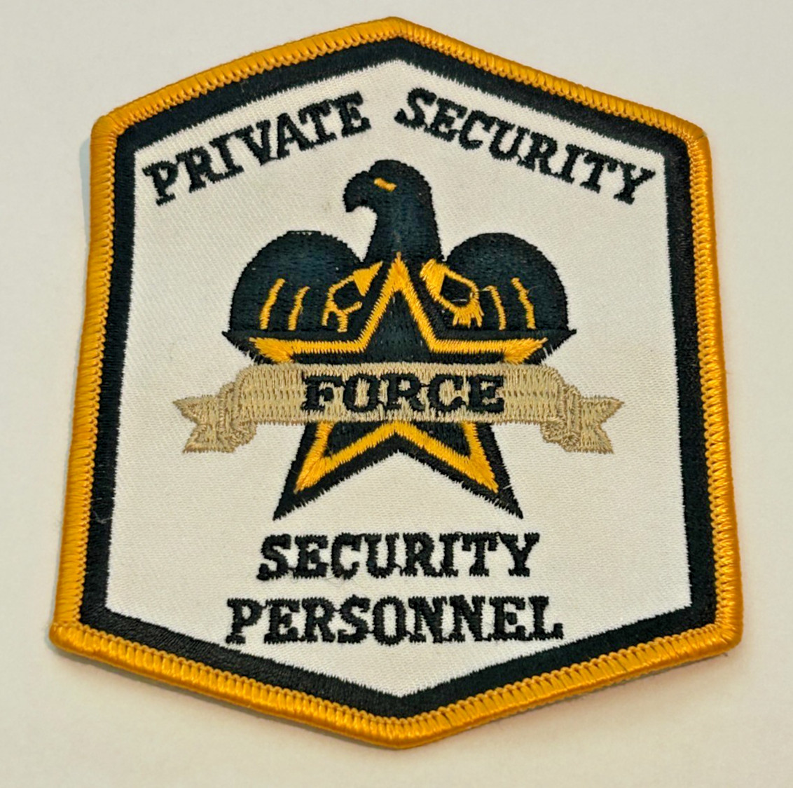 Old California Force Private Security Personnel Patch Unused