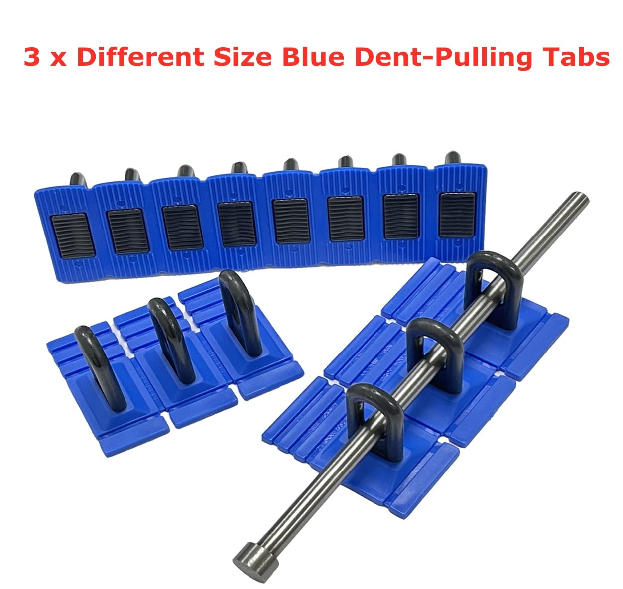 Paintless Dent Repair Tool Kit with Heavy Duty Puller Glue Pulling Tabs
