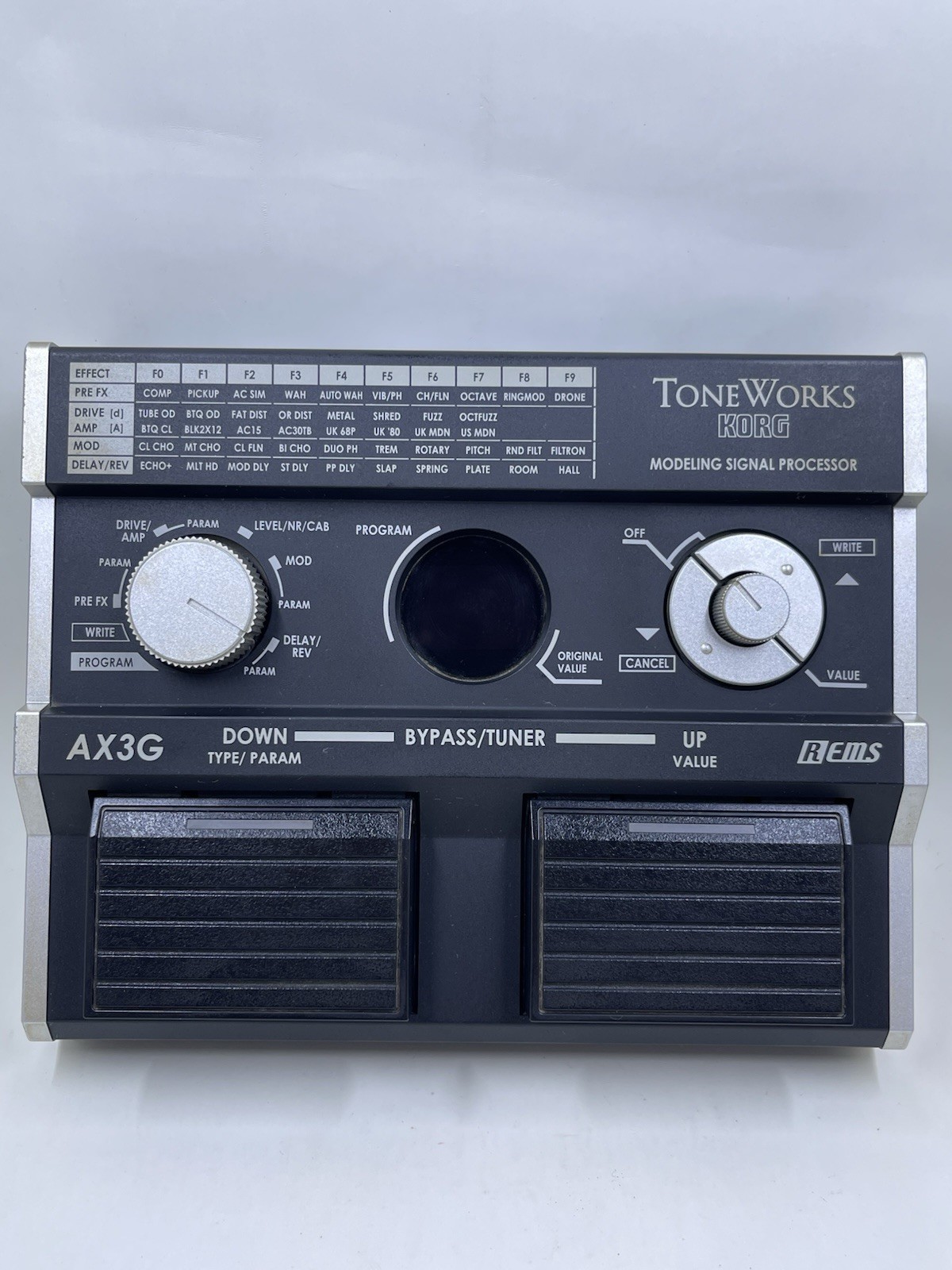 KORG ToneWorks AX3G MODELING SIGNAL PROCESSOR Acoustic Guitar Effect UNTESTED