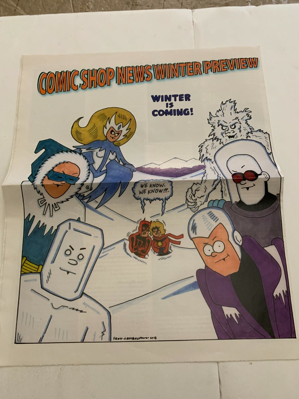 Comic Shop News Winter Preview Promotional