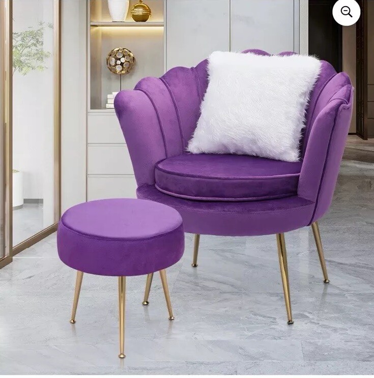 Juego Sillones De Terciopelo