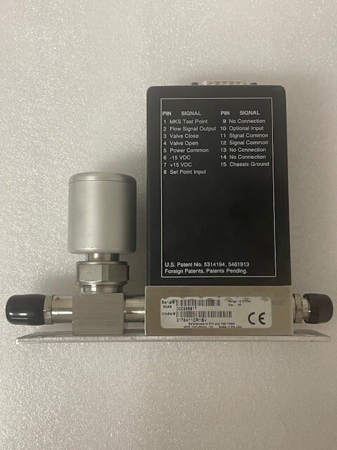 Mass Flow Controller 10 sccm N2 SN 2179A11CR1BV- used