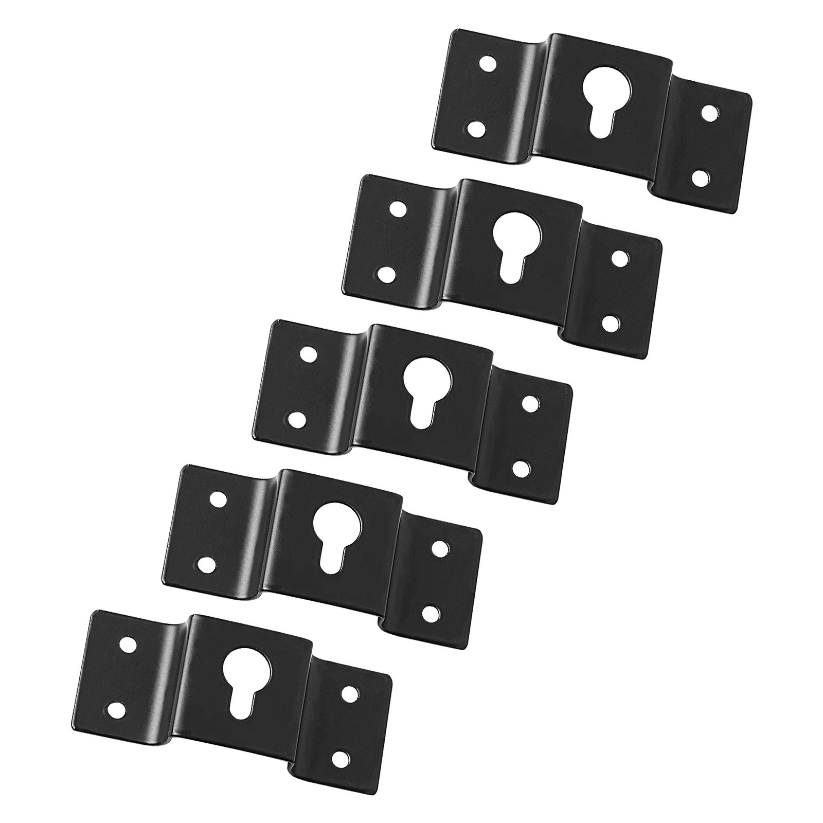 5 Pcs Wall-Mounted Hanging Brackets DIY Speaker Mounting Clothing Rack
