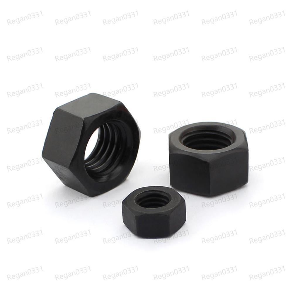 100pcs M2.6 Black Hexagon Nuts 8.8 Class Carbon Steel *MP