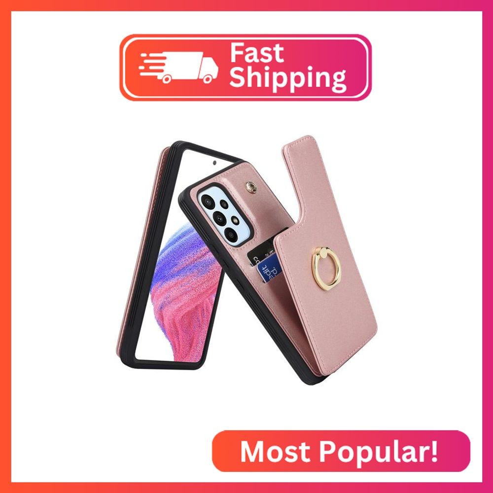 Lipvina for Samsung Galaxy A53 5G Case with Card Holder,Galaxy A53 5G Case Walle