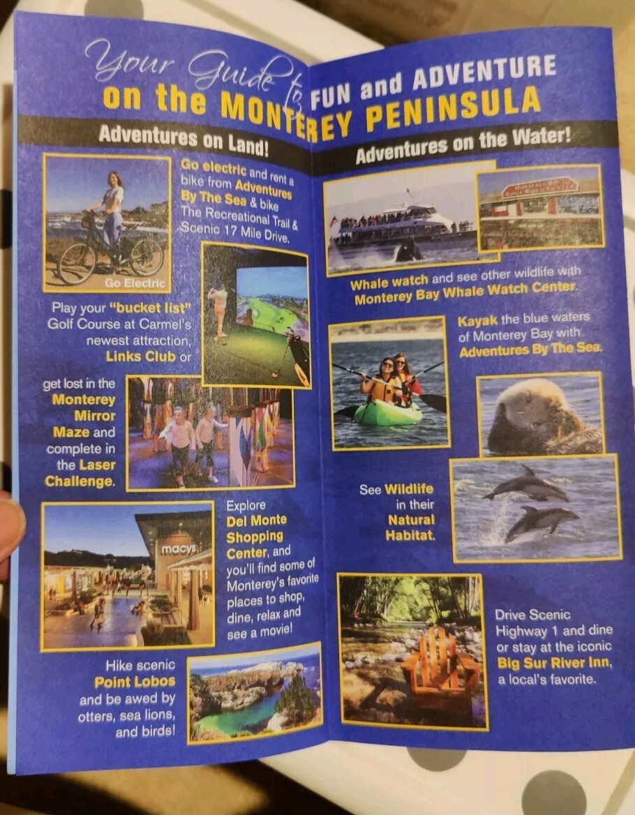 MONTEREY BAY, CALIFORNIA Visitor Guide, MAP