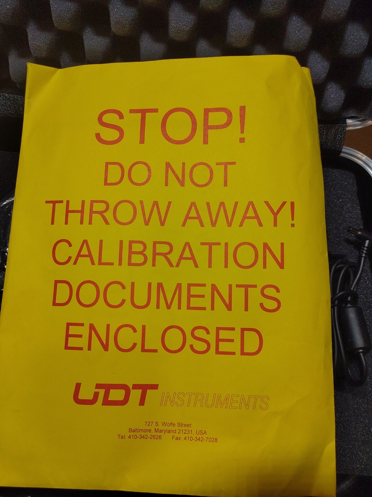 UDT Model 371 Optical Power Meter =New / Lightly Used=