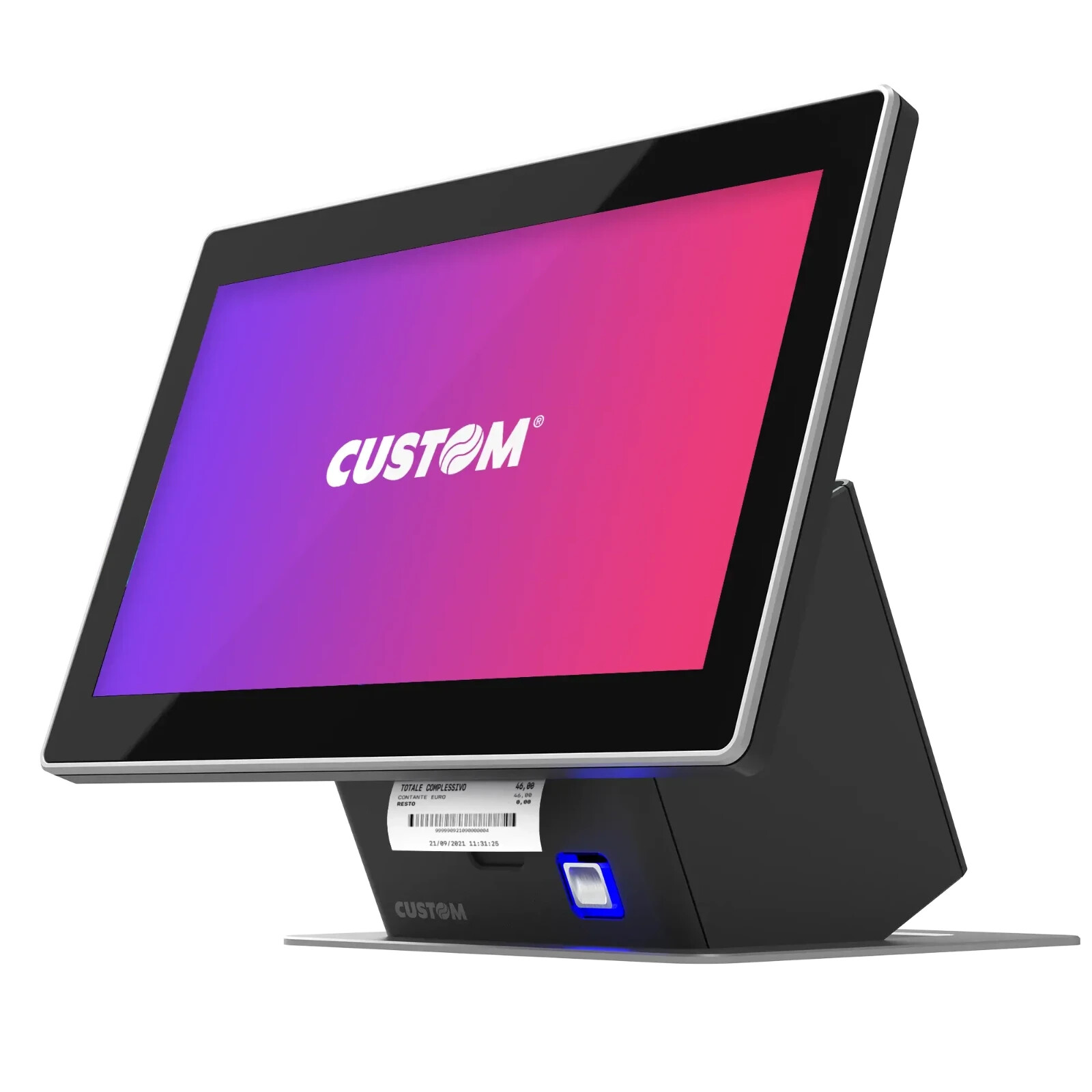 CUSTOM AMERICA GENIUS ALL-IN-ONE + PRINTER 80mm 13.3" WIN SSD 128GB RAM 8GB J345