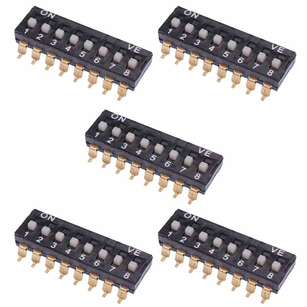 5 x 8 Way SMD DIL Switch 2.54mm