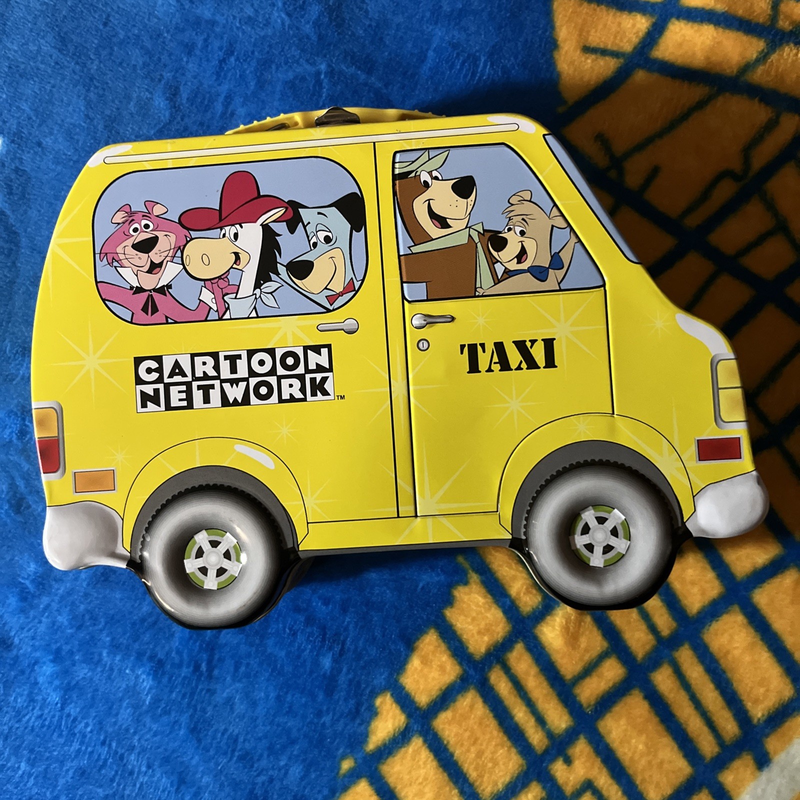 Cartoon Network Tin Lunch Box With Handle. 1999. The Tin Box Co. Nice, See Pics.