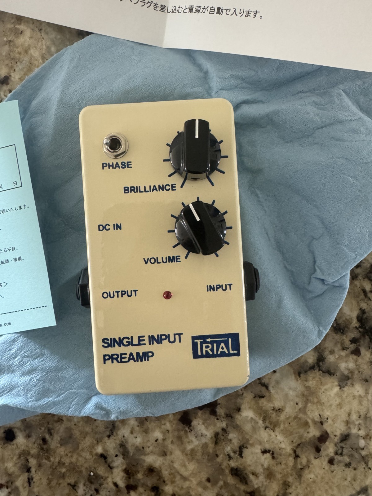 TRIAL SINGLE INPUT PREAMP 5928