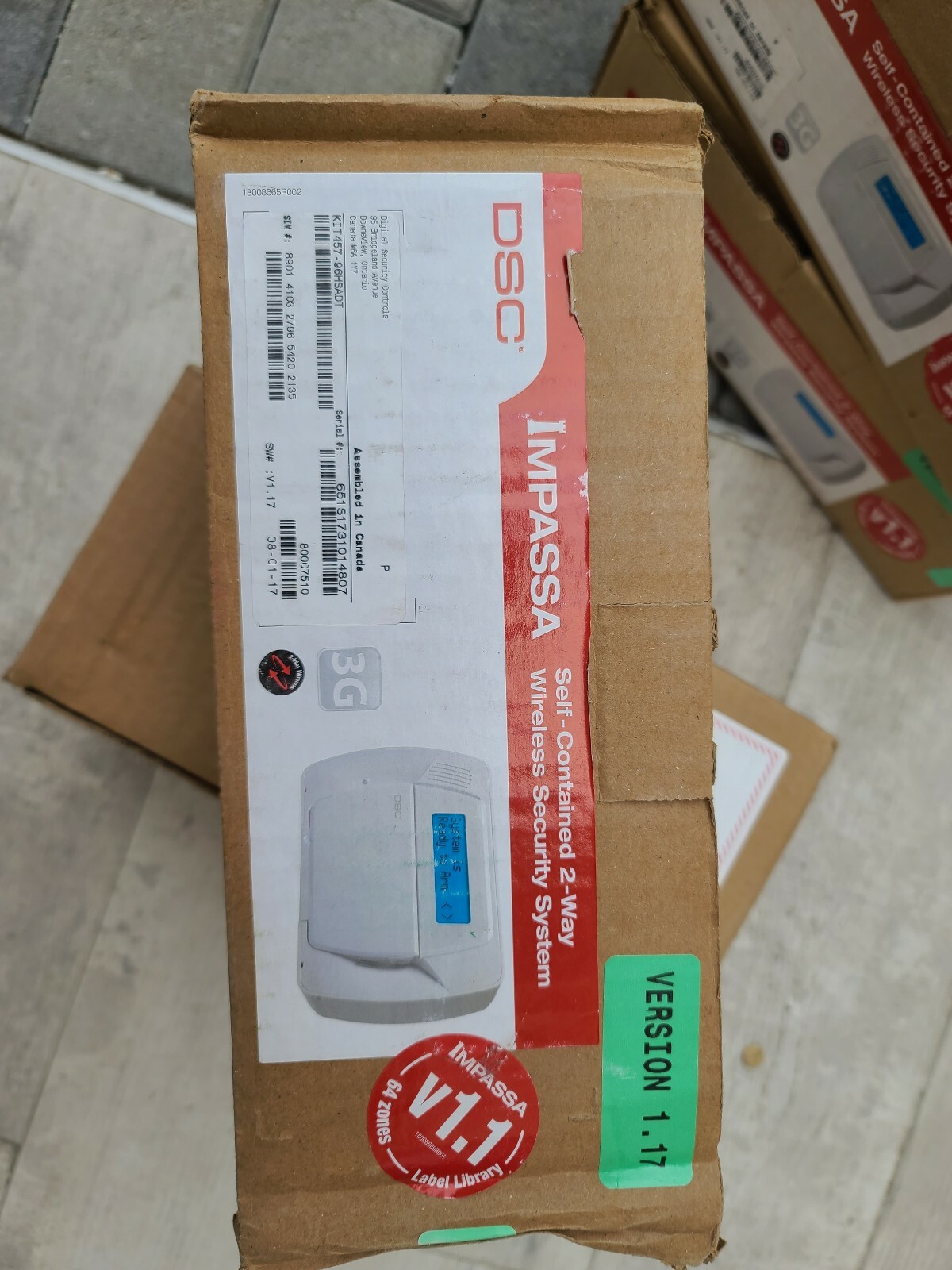 DSC/ADT SCW457HSADT   Impassa 9057  3G ADT STANDALONE Self-contained  2-way Wire