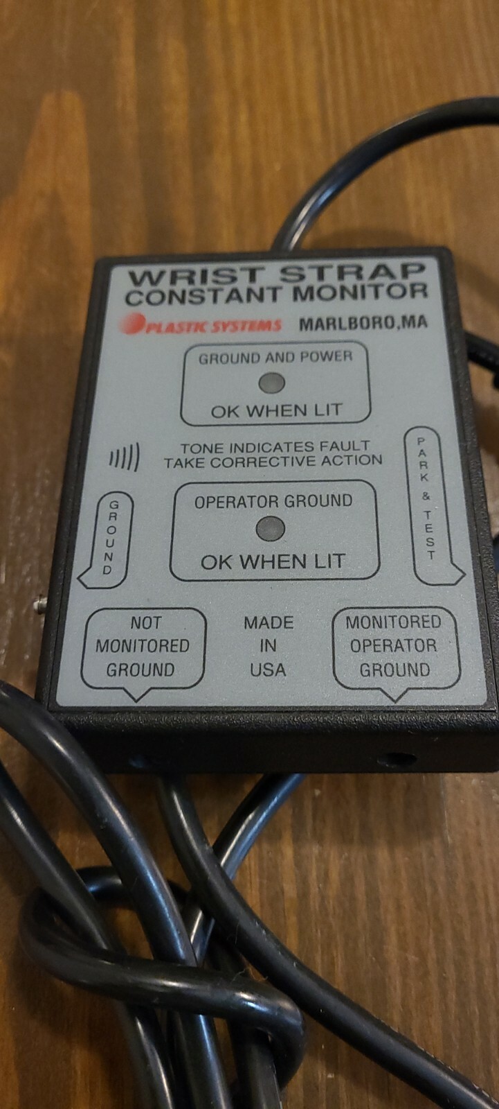 CONSTANT WRIST STRAP MONITOR MODEL 41100
