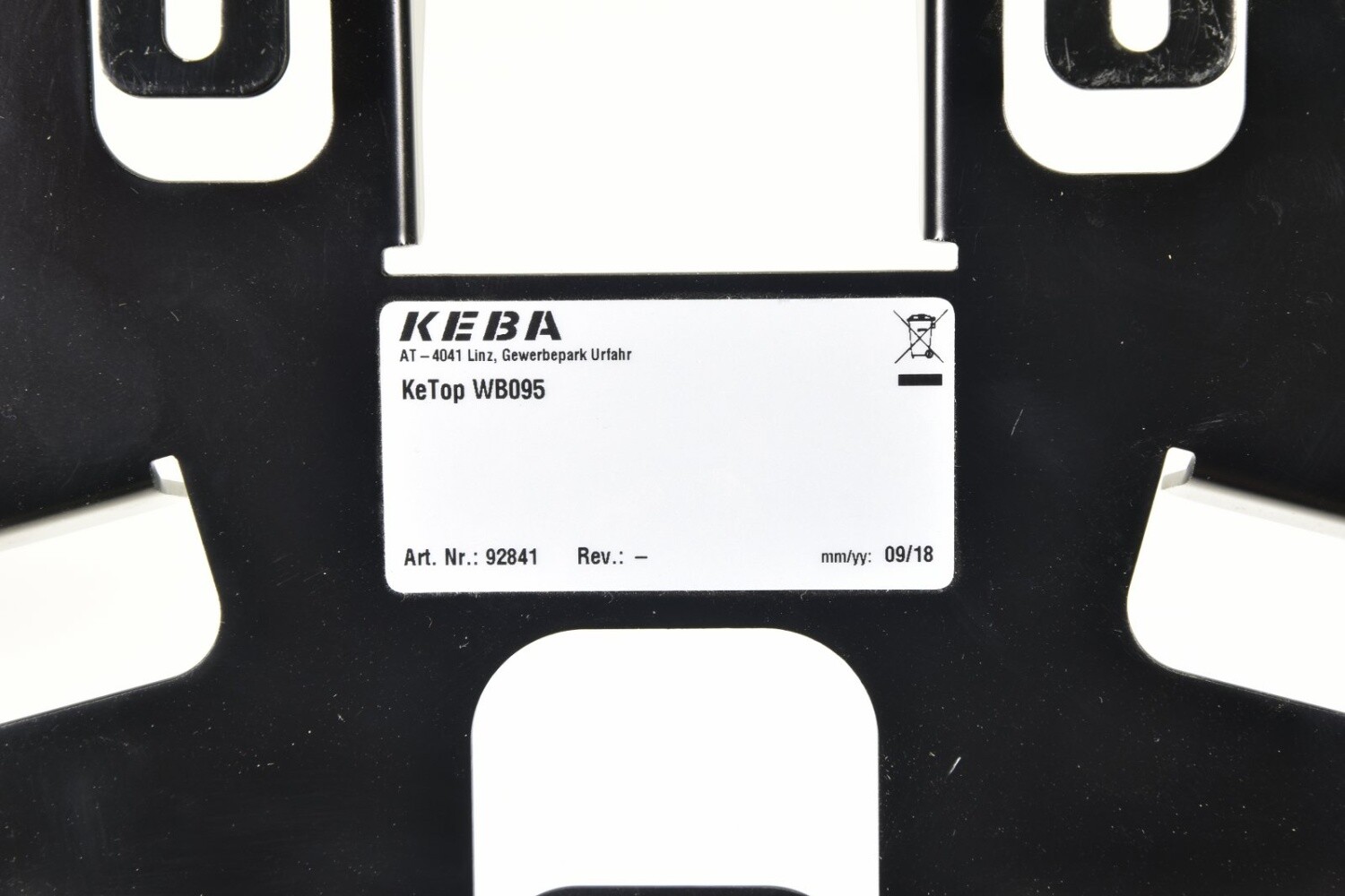 KEBA 92841, WB095, KeTop wall bracket
