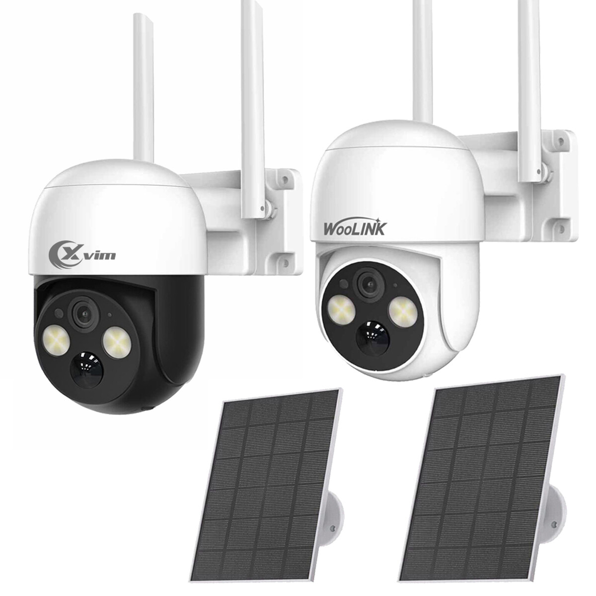 4MP Wireless Solar Powered Camera Outdoor WiFi 2.5K PTZ Home Security Camera