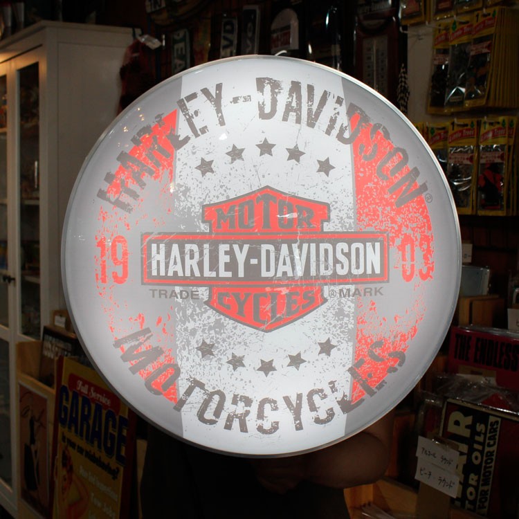 Harley-Davidson Motorcycle Dome Wall Pub Light HDL-15630