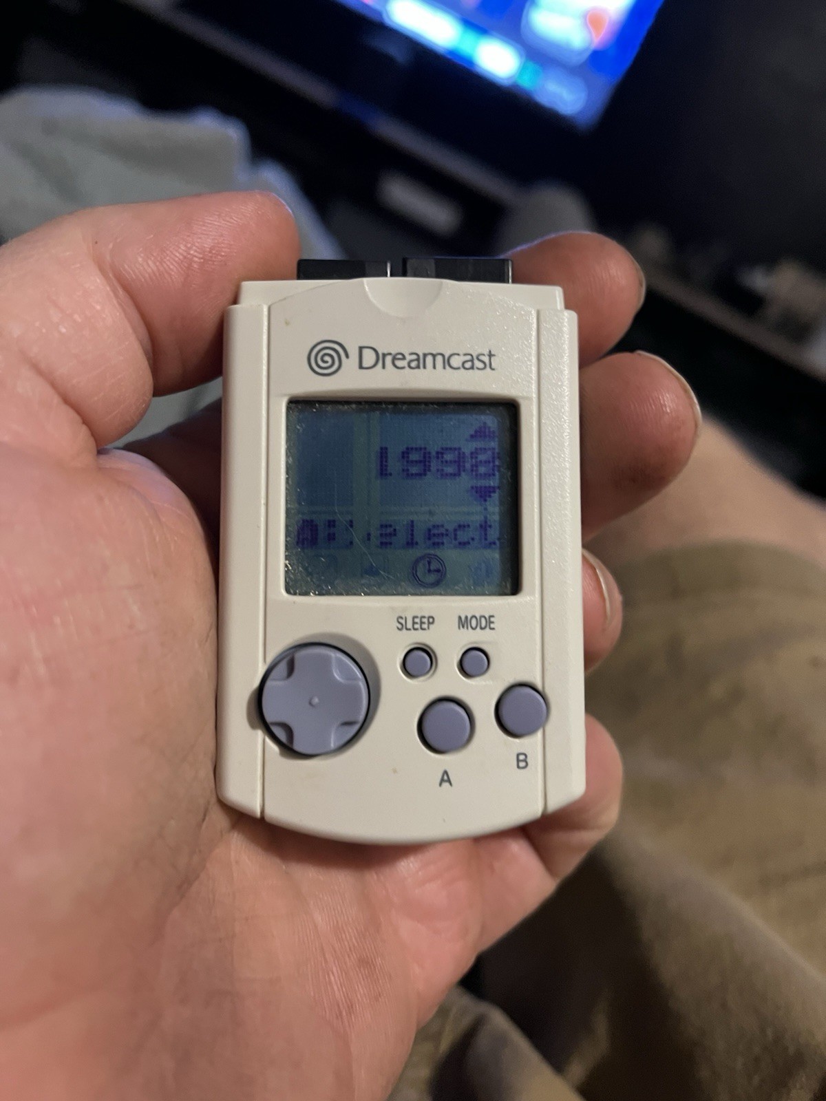 Sega Dreamcast VMUs memory and rumble pack tested
