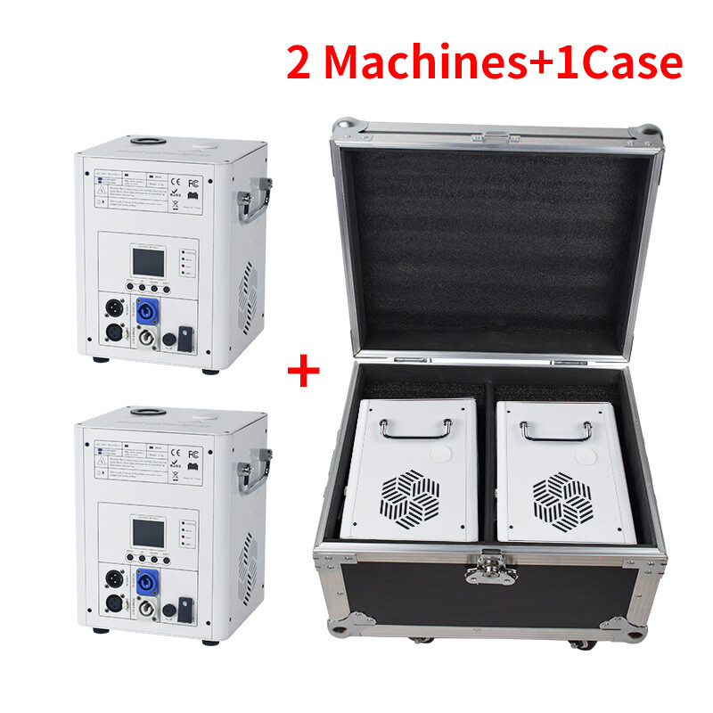 2x 750W Cold Spark Firework Machine DJ Event Party Machine with Road Case