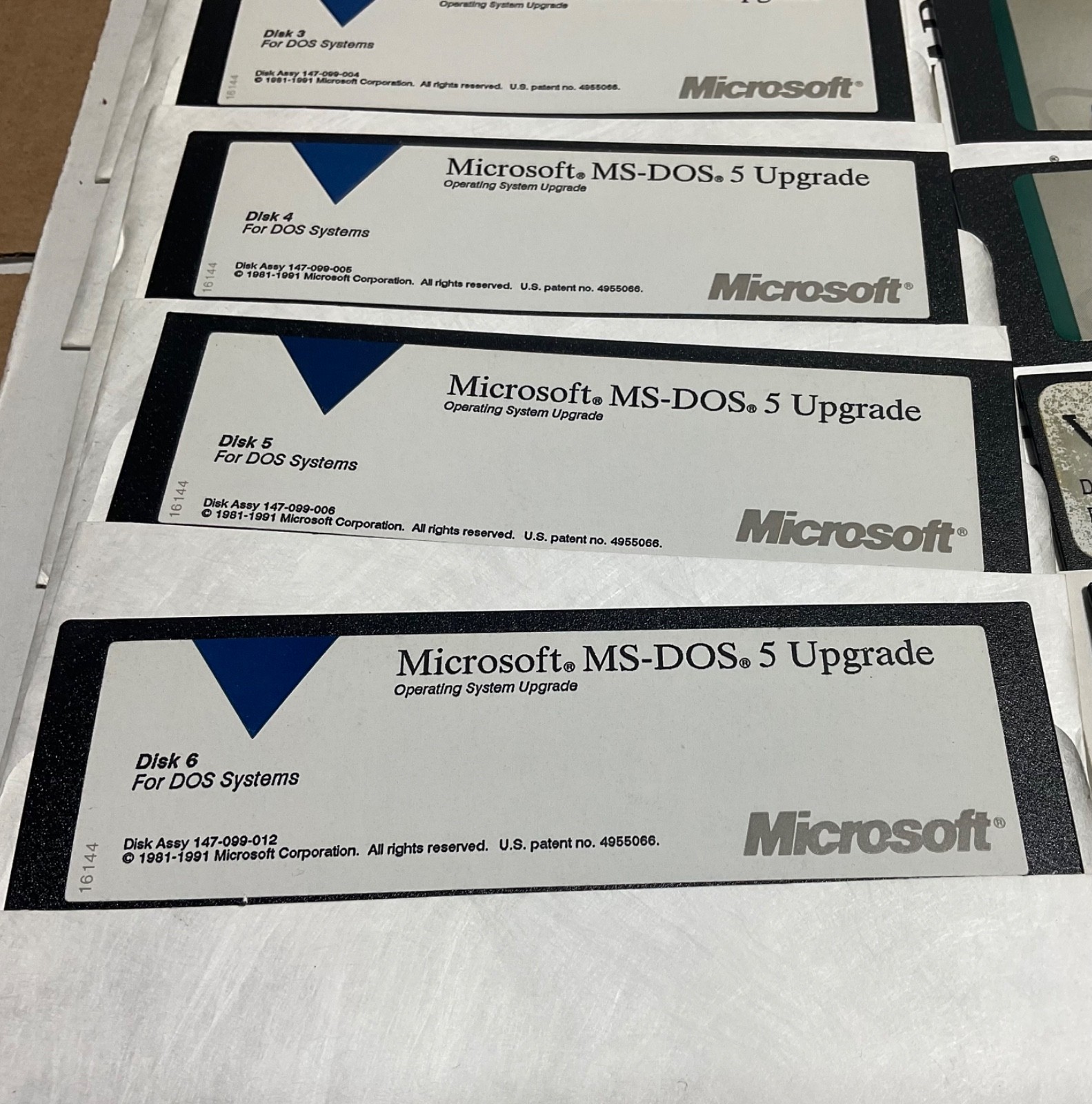 Microsoft MS-DOS Operating System Version 5 5.25" Floppy Disk Install Plus More