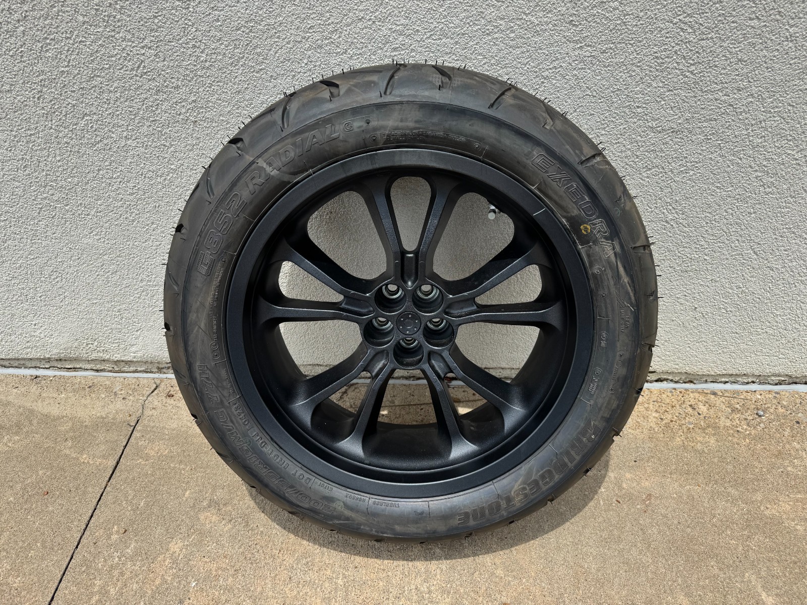 2018-2025 Honda GL1800 Gold Wing Stock Rear Wheel & TPMS with Bridgestone Tire