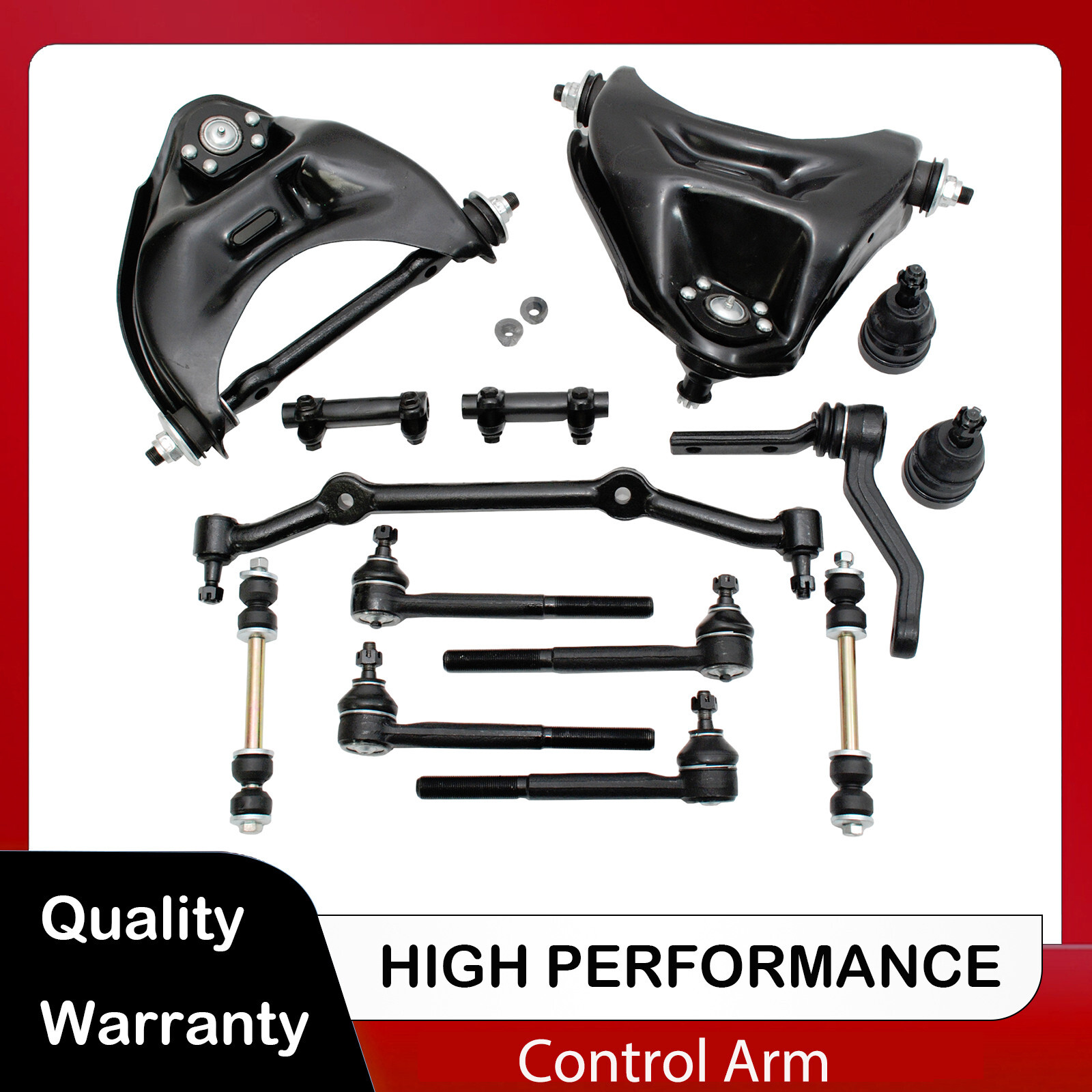2WD 14pcs Front Control Arm Suspension Kit For Chevy GMC S10 Jimmy Isuzu Hombre