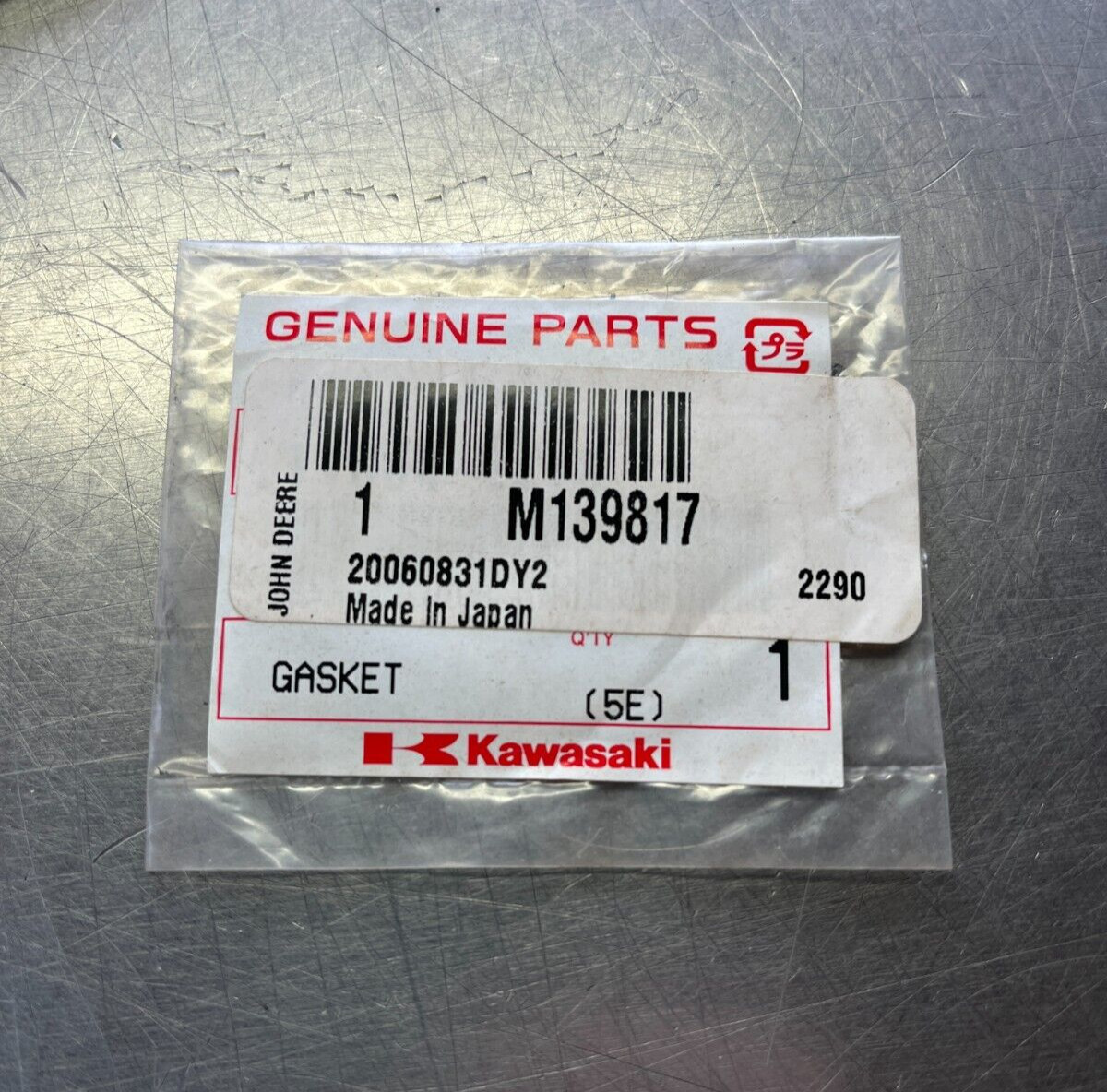 M139817   John Deere    GASKET   Kawasaki 11060-2448