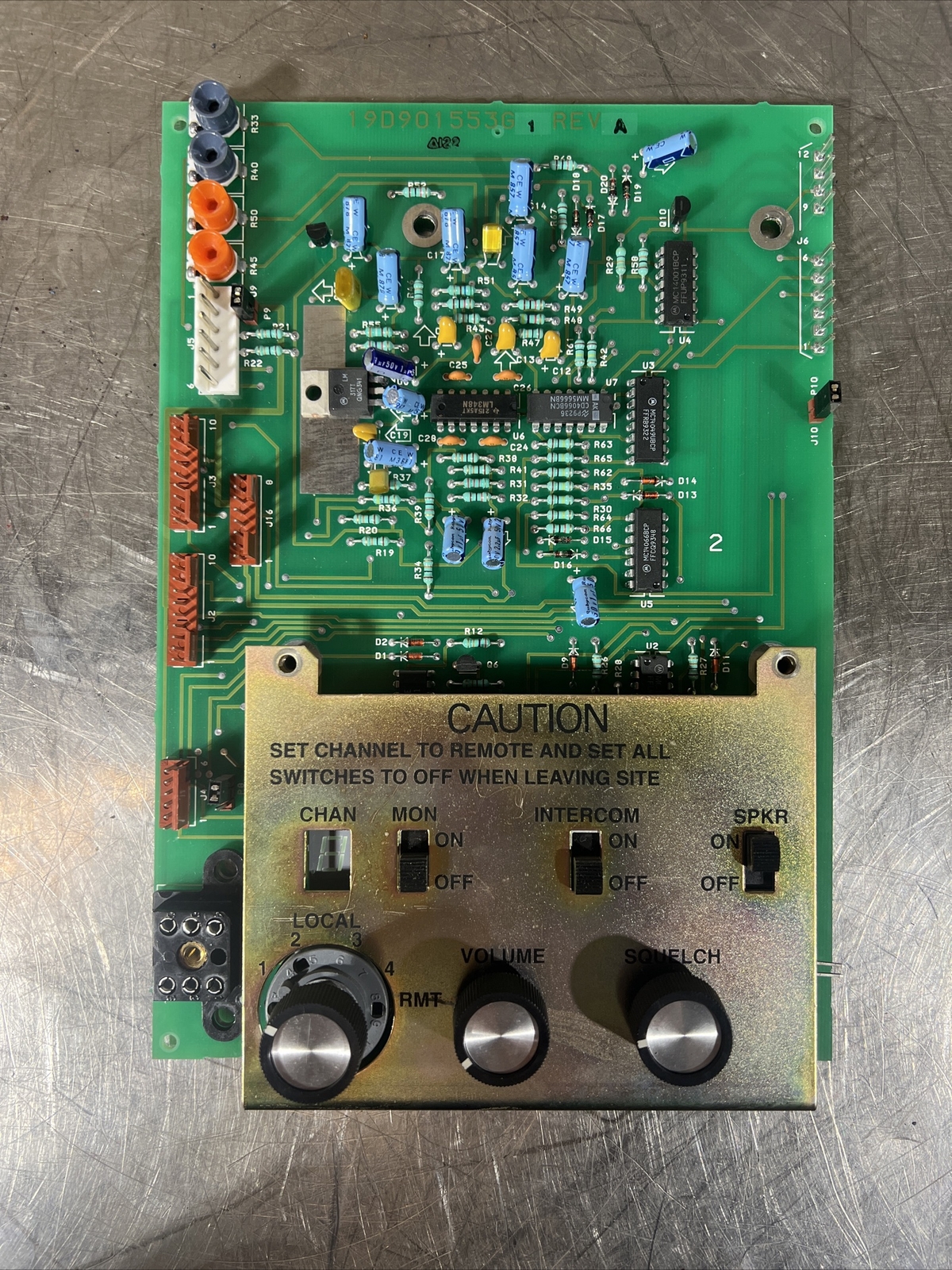 19D9015536G 1 Rev A IDA CORPORATION CONTROL BOARD Nos Surplus