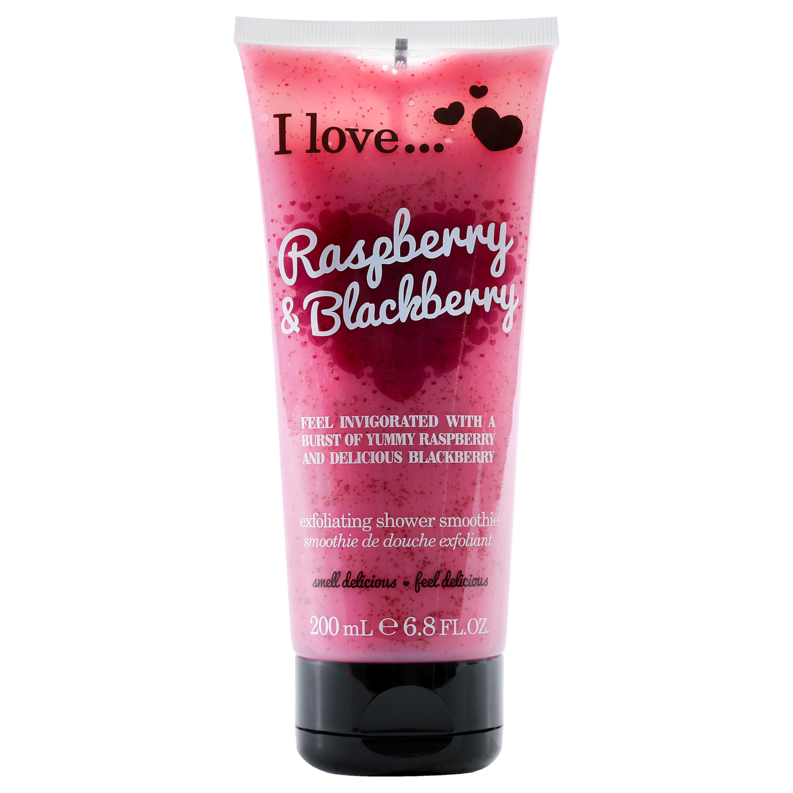 Exfoliating Shower Smoothie-Raspberry and Blackberry by I Love Cosmetics - 6.8 o