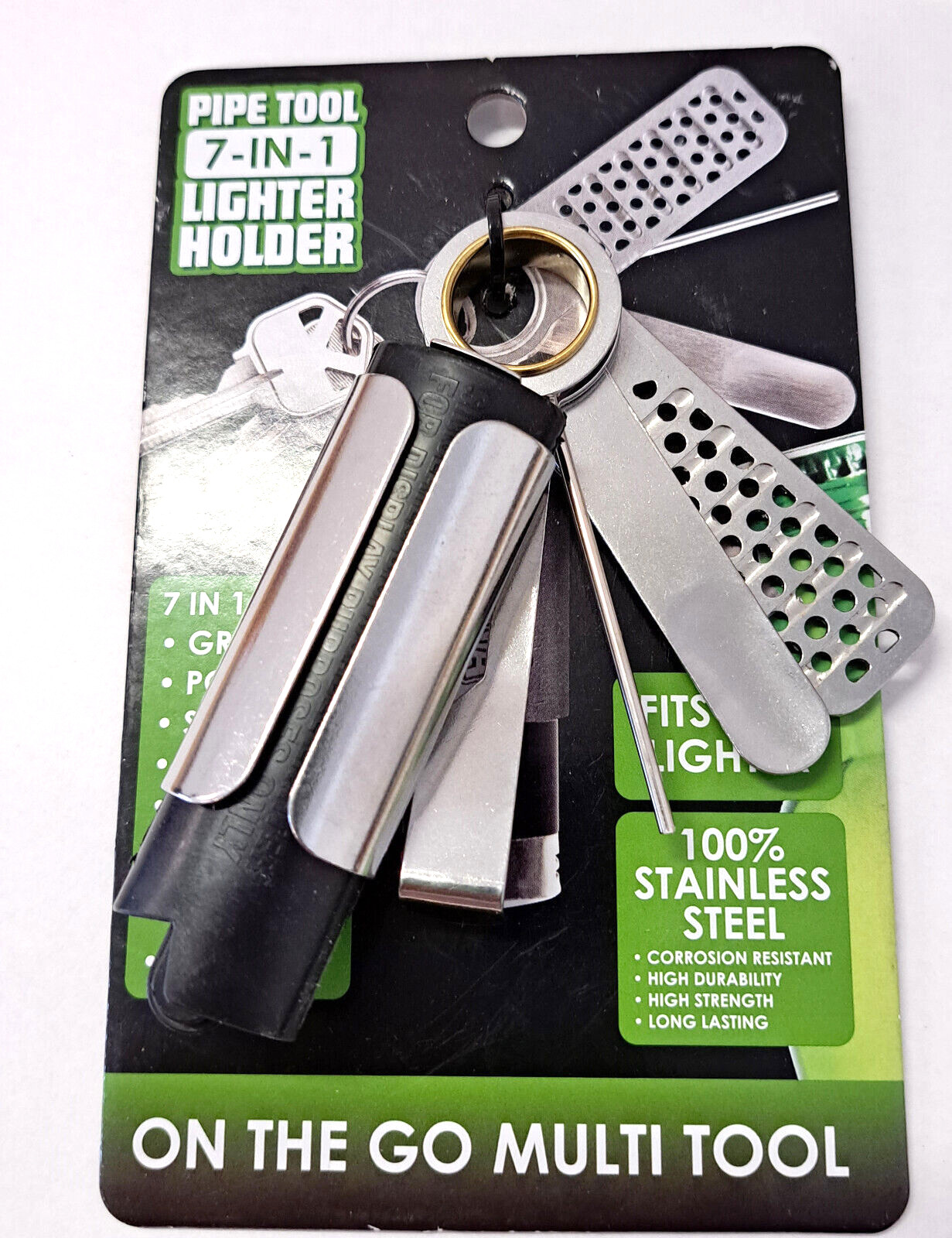 Smokezilla 7-in-1 Bic Lighter Case Holder All Inclusive Smokers Multi Tool