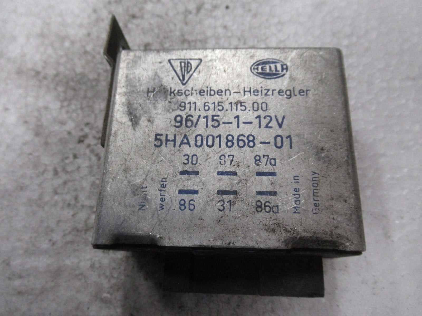 Porsche 911 / 964 Rear Defroster Relay HELLA  911 615 115 00