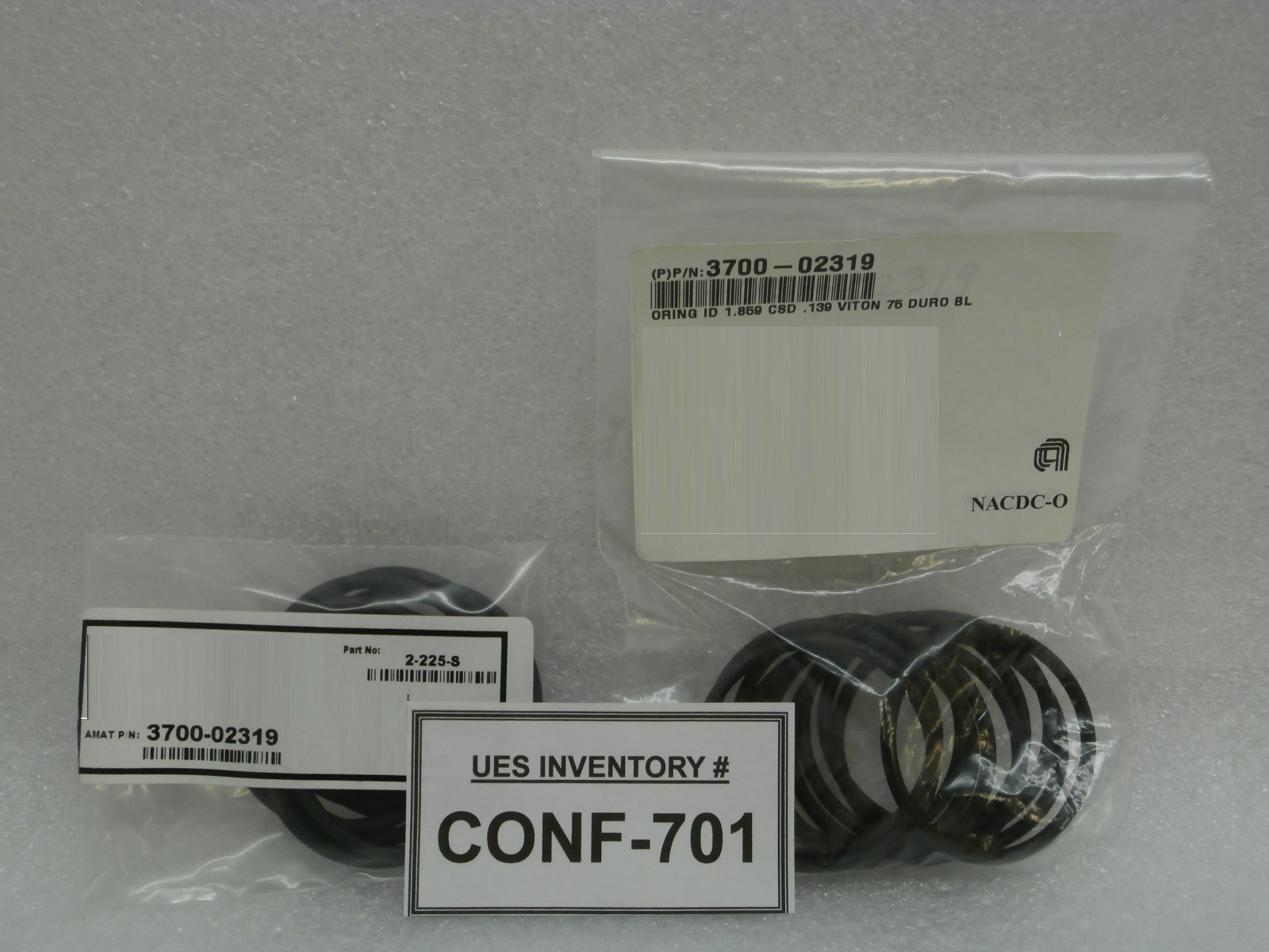 AMAT Applied Materials 3700-02319 O-Ring 2-225-S Reseller Lot of 20 New