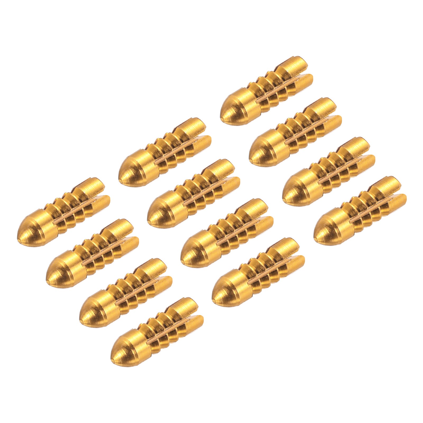 12pcs Dart Flight Protectors Aluminum Alloy Dart Wing Protectors Gold