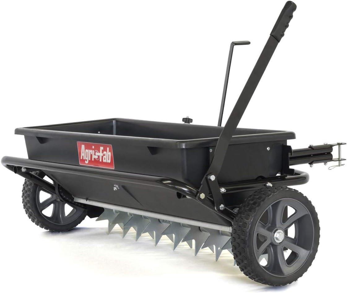 Agri-Fab 45-0543 100 Lb. Tow Spiker/Seeder/Spreader, Black