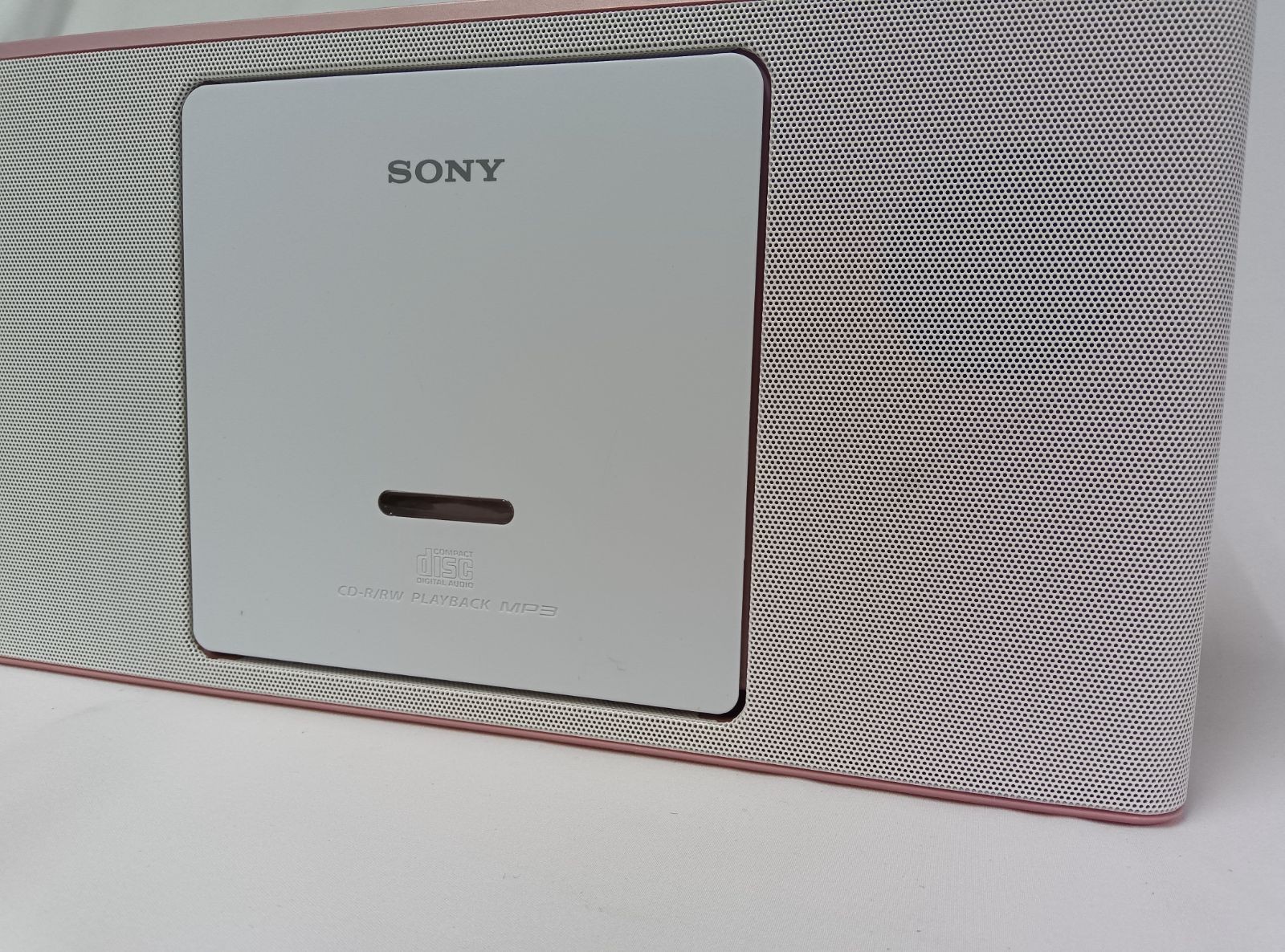 Sony ZS-E80 CD Boombox FM/AM Radio Portable Player Pink Japan Used