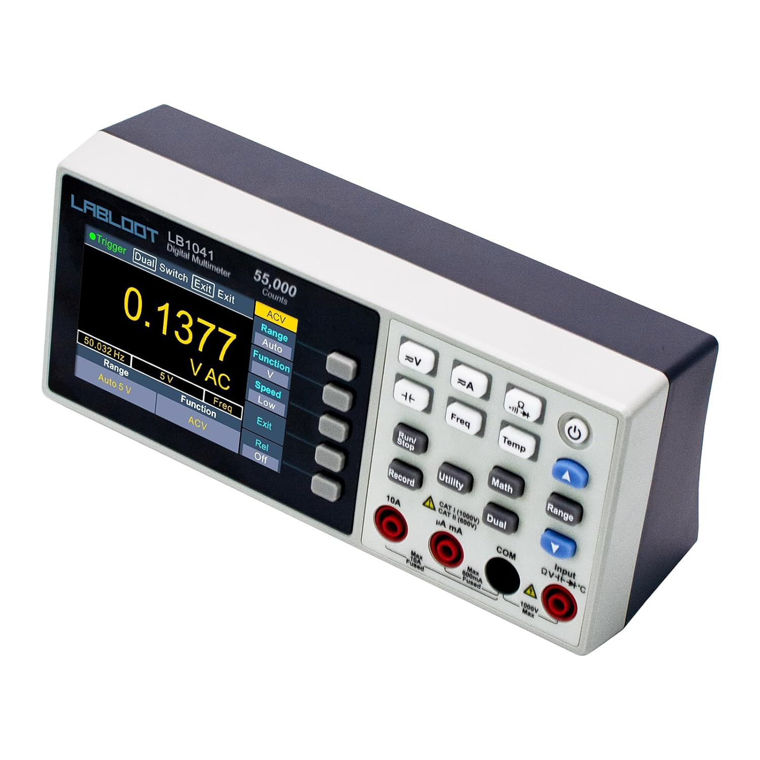 Rechargeable True RMS Digital Multimeter with USB Port - Mini Desktop Meter