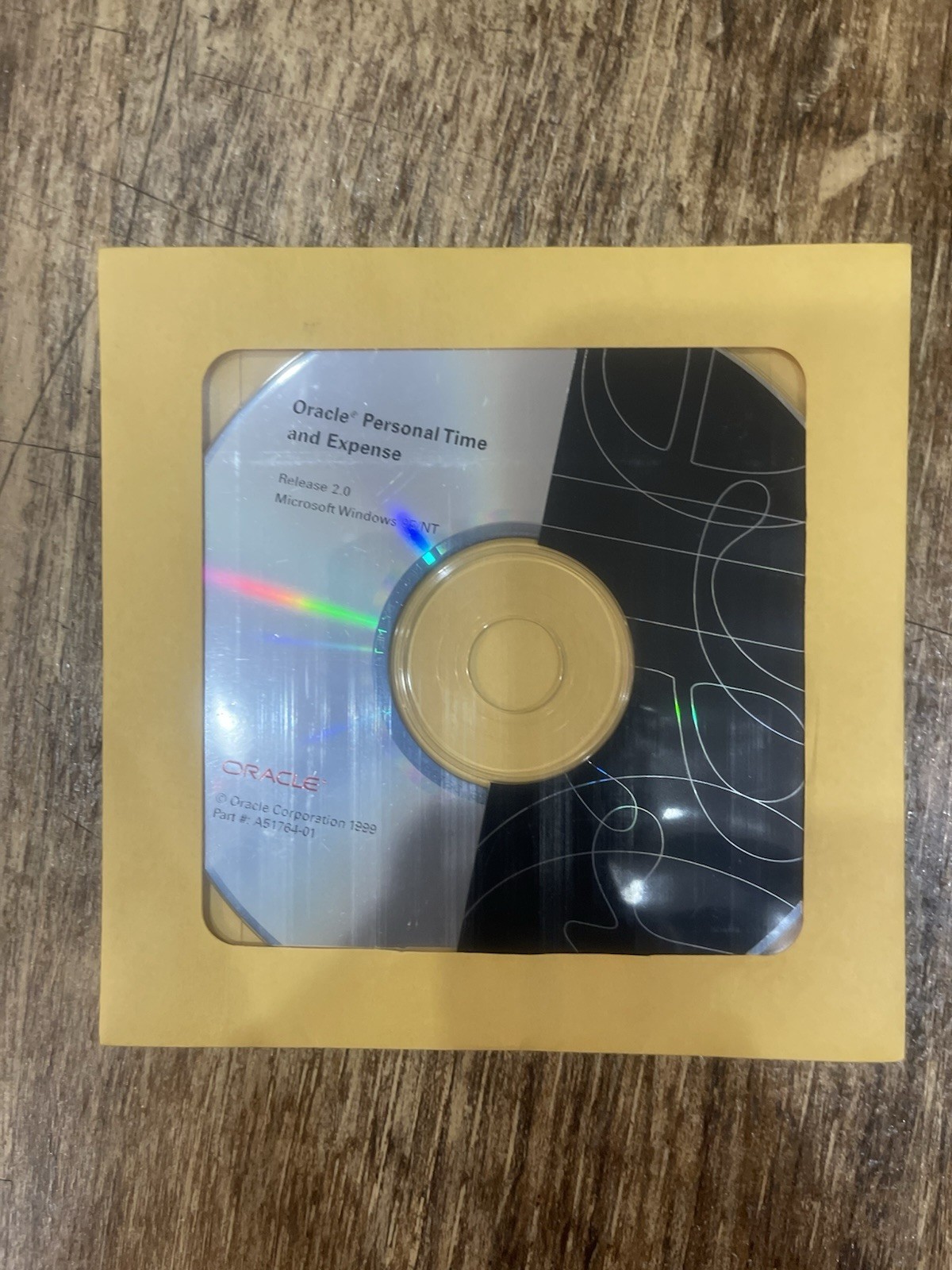 Oracle Personal Time Expense 2.0 A51764-01 1999 Vintage Business Database PC CD
