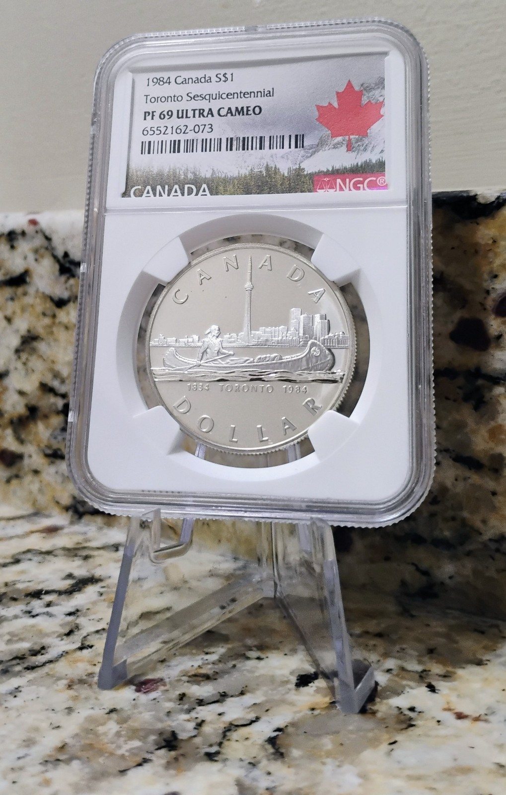 1984 NGC PF 69 Ultra Cameo - Canadian Silver Dollar